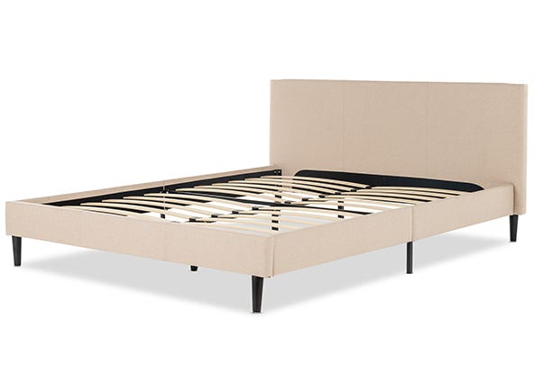 Metro King Bed Natural Angle