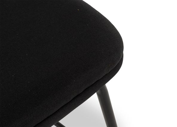 Mia Barstool Black Seating Up Close