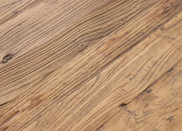 Montana Recycled Elm Dining Table Up Close