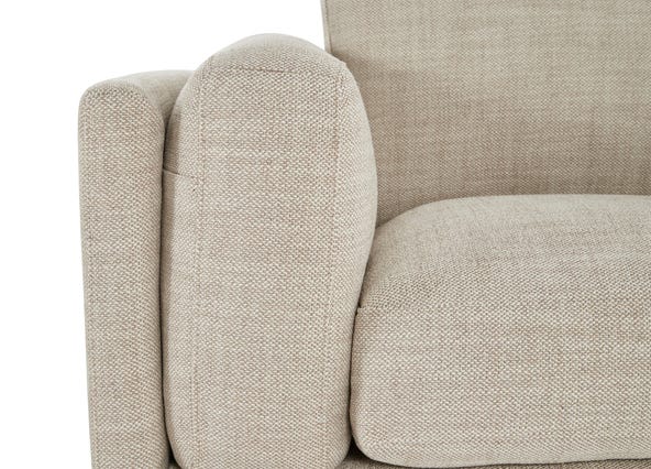 Nevada 4 Seat Sofa Como Natural Cushions Up Close
