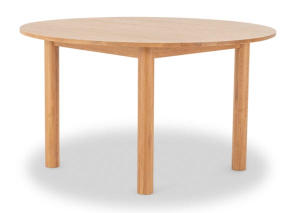 Ollie Round Dining Table Angle