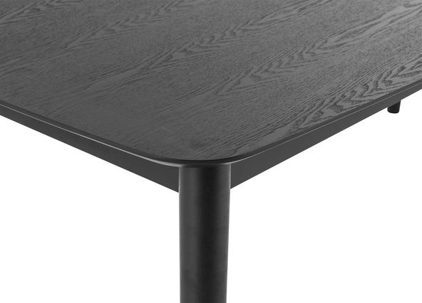 Otis Dining Table Black 180cm Details Up Close