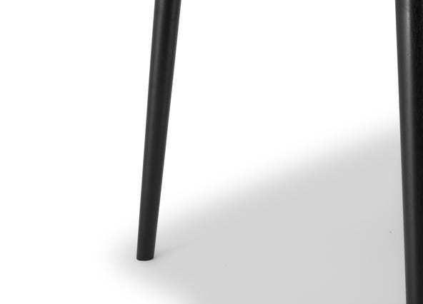 Otis Dining Table Black 180cm Legs Up Close