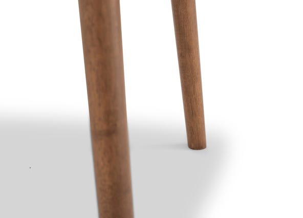 Otis Dining Table Walnut 180cm Legs Up Close