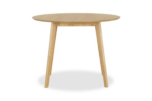 Otis Dining Table Round Oak Front