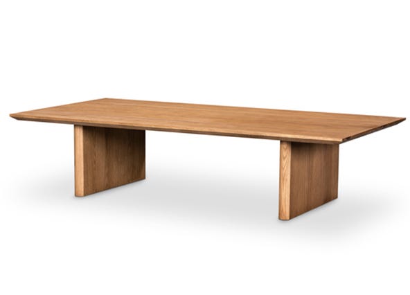 Piper Coffee Table Oak Angle