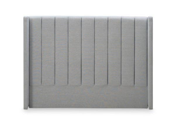 Serenity Wide Queen Headboard Cloud Grey Angle