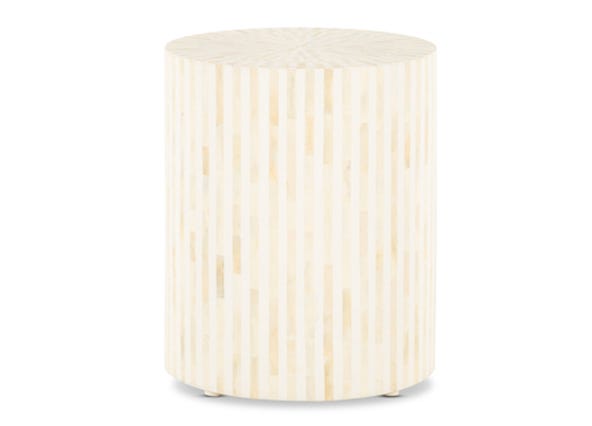 Serena Bone Inlay Side Table Front