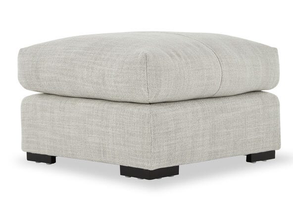 Urban Ottoman Como Light Grey Angle