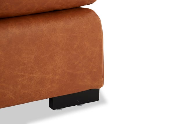 Urban Ottoman Phoenix Tan Legs Up Close