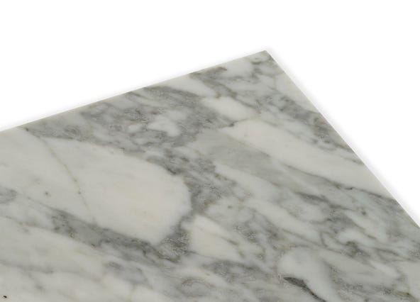 Venus Rectangle Side Table White Top Up Close