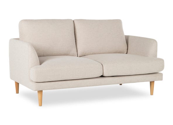 Alice 2 Seat Sofa Vienna Natural Natural leg Angle