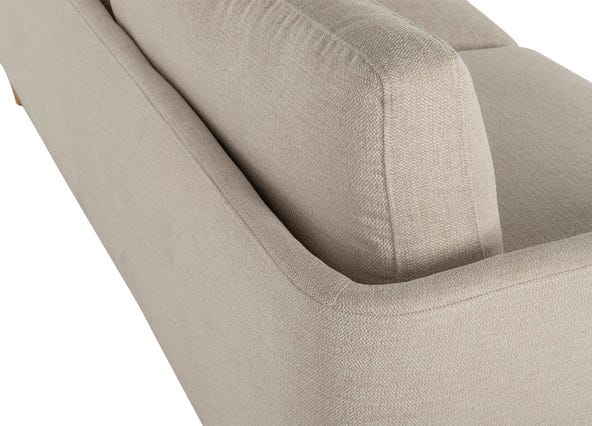 Alice 3 Seat Sofa Vienna Natural Natural Leg Back Side Angle Up Close