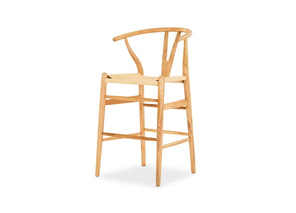 Ark Bar Stool Natural 65 Angle