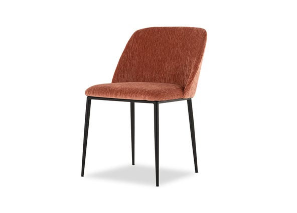 Barney Dining Chair Rose Angle