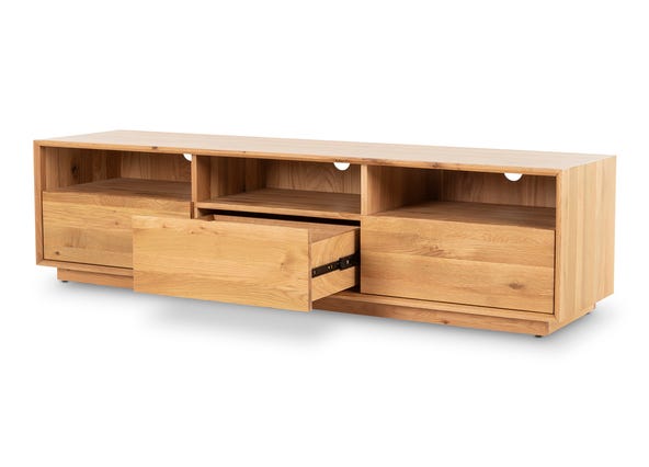 Bronte TV Unit 180 Natural Up Close