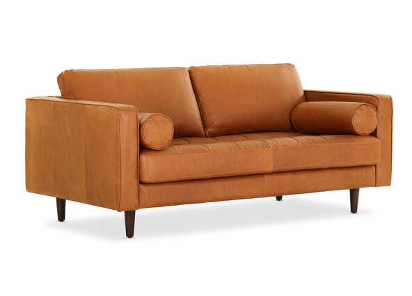 Draper 2.5 Seat Sofa Charme Cigar Angle