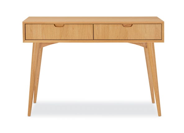 Erikson Console Table With Drawers Oak Front