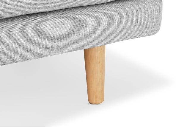 Hampton Armchair Belleveu Cement Leg Up Close