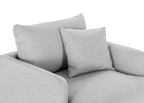 Hampton Armchair Belleveu Cement Cushions Up Close