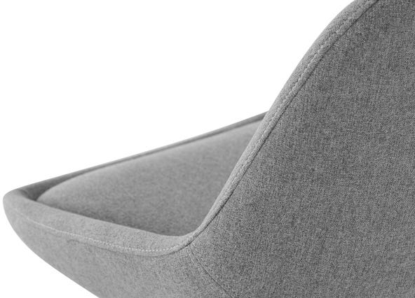 Mason Dining Chair Light Grey Back Up Close