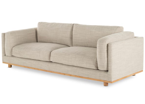 Nevada 4 Seat Sofa Como Natural Angle