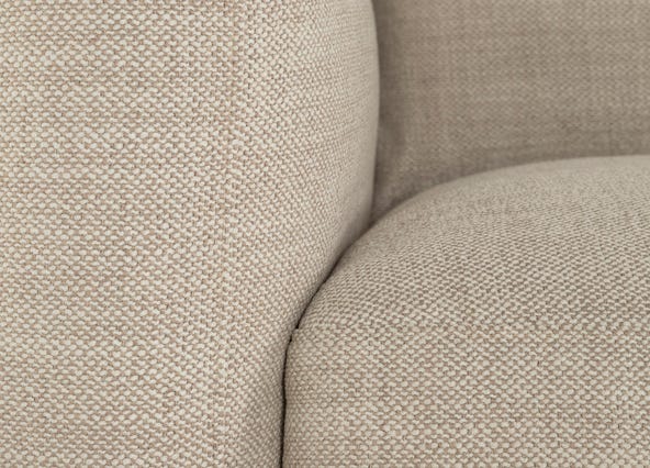 Nevada 4 Seat Sofa Como Natural Cushions Up Close