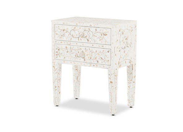 Mother of top pearl nightstand