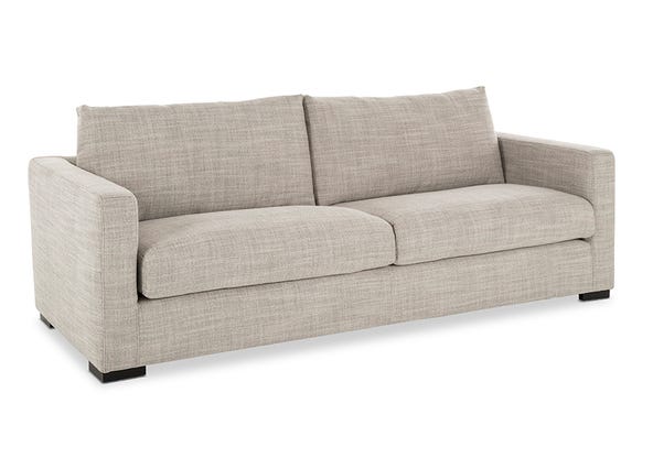 Urban 3 Seat Sofa Como Light Grey Angle