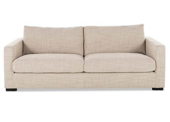 Urban 3 Seat Sofa Como Natural Legs Up Close