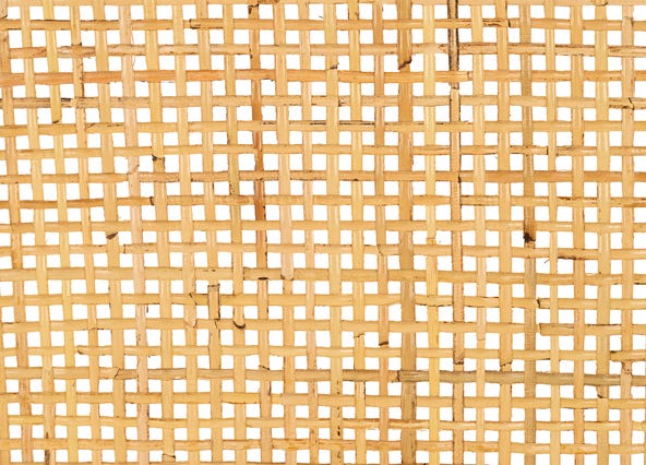 Willow King Bedhead Rattan Up Close 