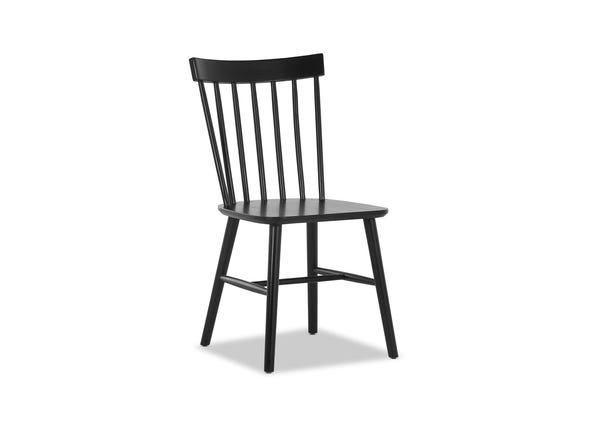 Windsor Dining Chair Black Angle