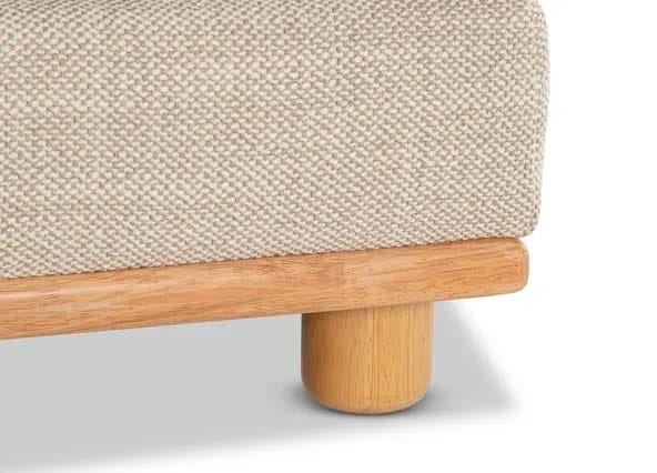 Nevada 3 Seat Sofa Como Natural Cushions Up Close