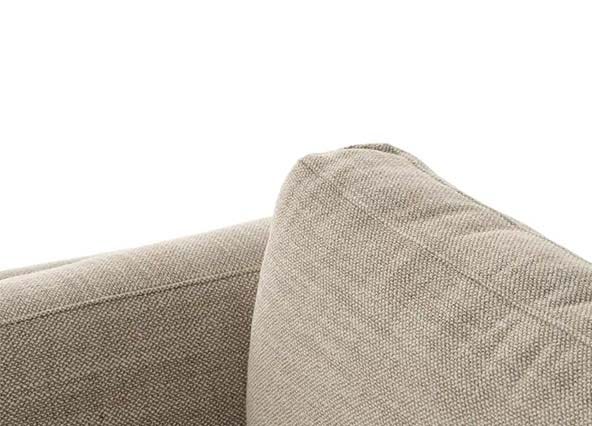 Nevada 3 Seat Sofa Como Natural Right Arms Up Close