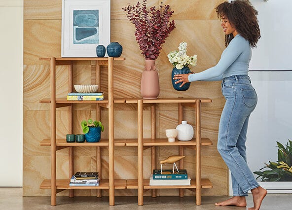 Ollie Bookshelf Style Shoot