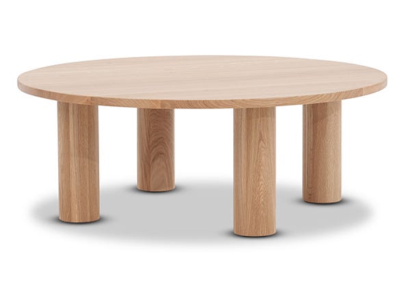 Ollie Coffee Table Oak Angle