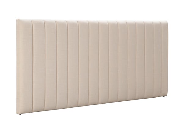 Serenity Wide Queen Headboard Cream Angle