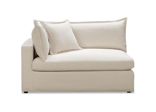 Haven Modular 2 Seat Right Arm Mornington Ivory Front