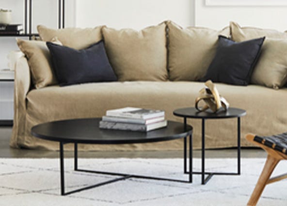 Turner Coffee Table Black Style Shoot