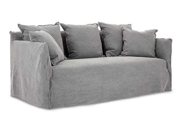 Bronte 2 Seat Sofa Light Grey