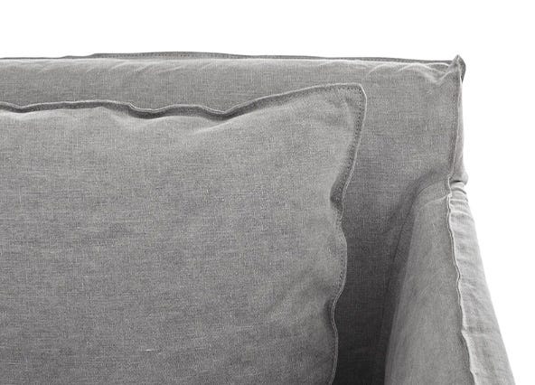 Bronte Armchair Light Grey Cushion Up Close