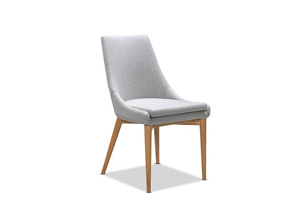 Astor Dining Chair Pebble Grey Angle