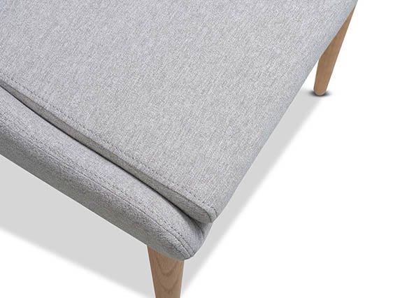 Astor Dining Chair Pebble Grey Seating Up Close