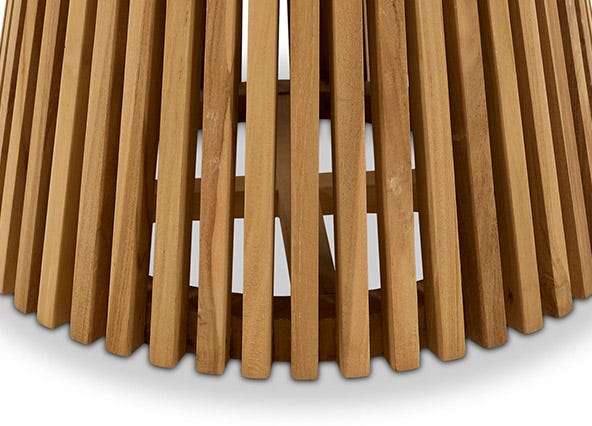 Atlas Coffee Table Oak Legs Up Close