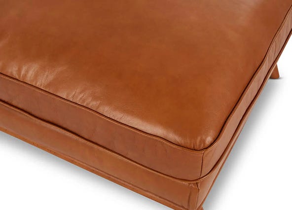 Baxter Leather Ottoman Seating Up Close