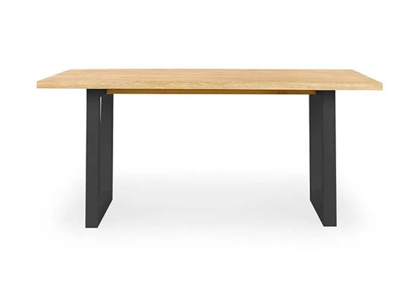 Bronte Dining Table Black Leg 150 Front
