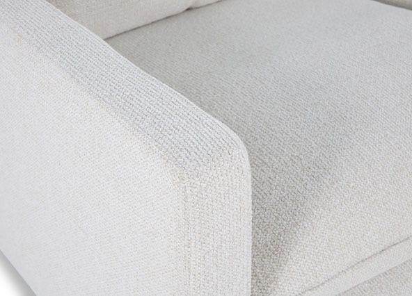 Cali Armchair Sea Salt Seating and Side Arm Up Close