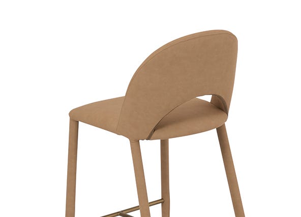 Casa Bar Stool Tan Back Up Close