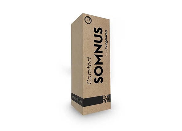 Somnus Queen Comfort Packaging Angle