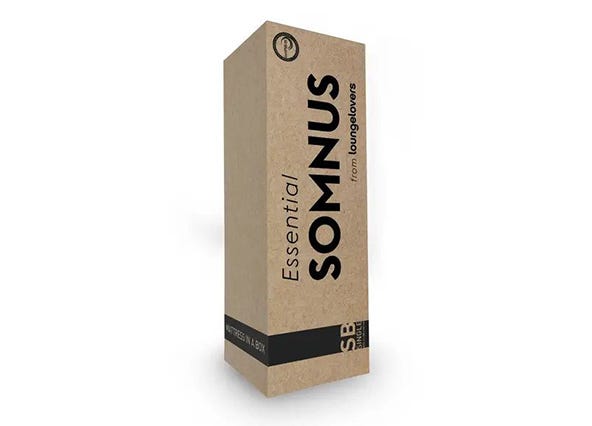 Somnus Queen Essential Packaging Angle